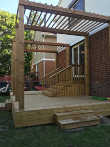 Pergola and deck