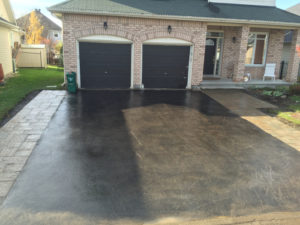 Interlock driveway expansion